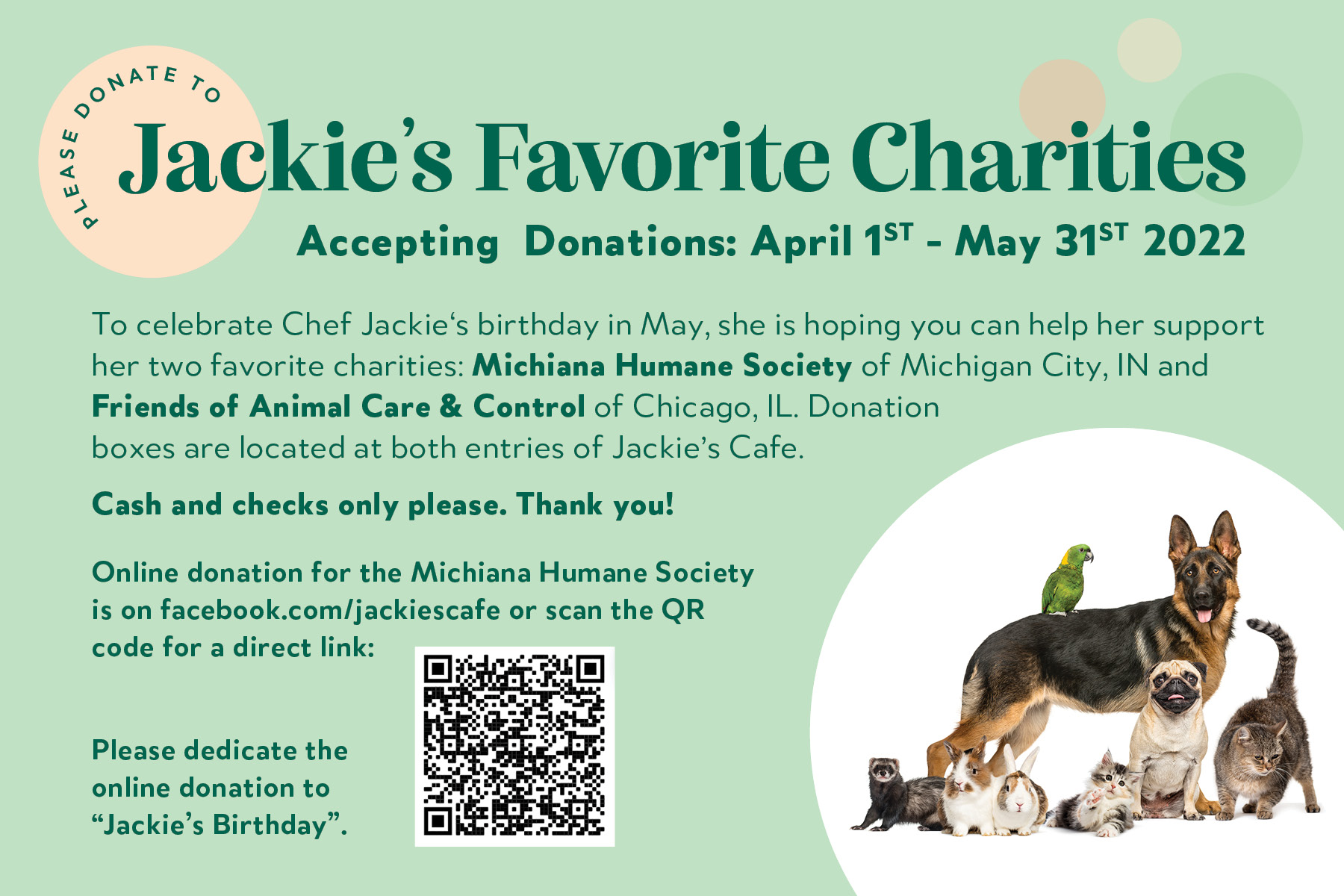 Chef Jackie-Birthday-Donation-Box-Label