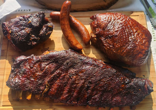 Backdoor bbq catering